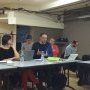 Avec Milo Rau, Janig Bégoc et Cyrille Bret